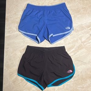 2 pair of lined flashdry North Face shorts.